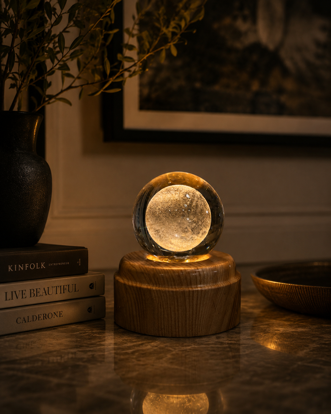Revolving Moon Lamp Viral Vault