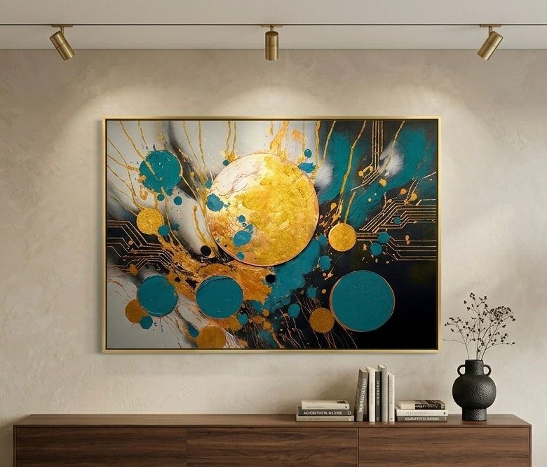 Abstract Wall Art (48"x24") Viral Vault