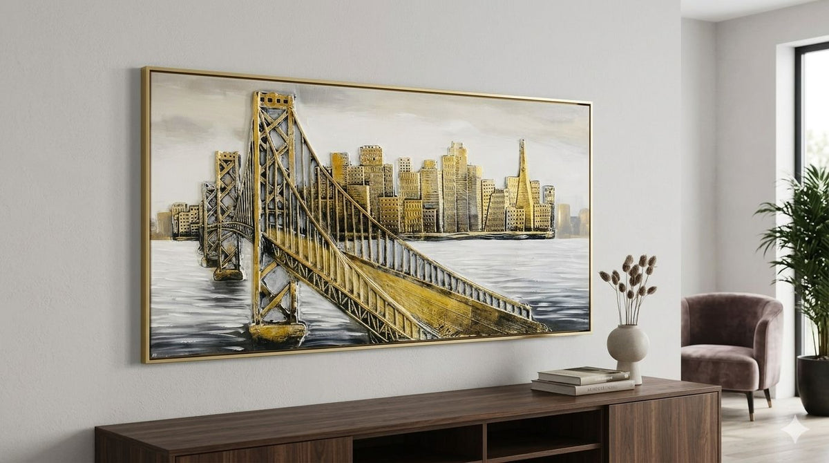 Abstract Wall Art (48" x  24") Viral Vault