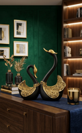 Elegant  Swan Sculpture Viral Vault